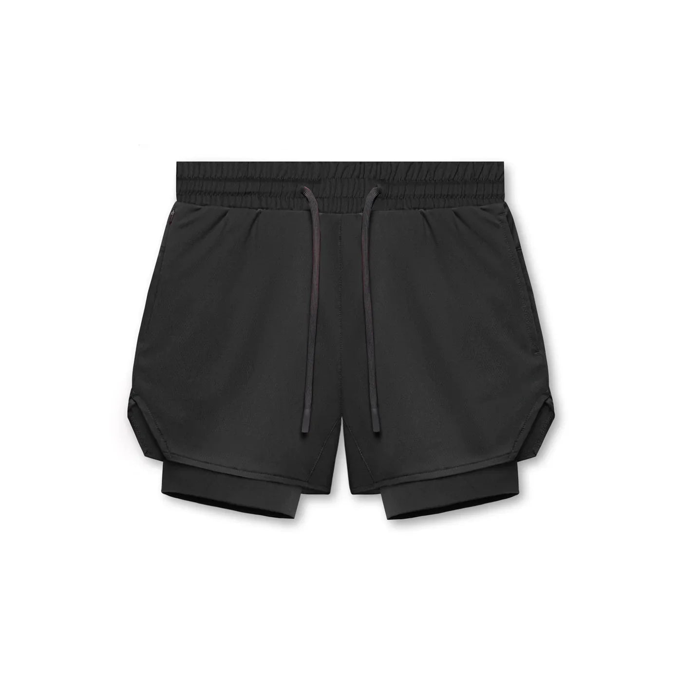 Casual Men's Summer Sports Shorts 2-in-1 Double Layered for Jogging Outdoor Running Basketball Training Camping Beach Pants